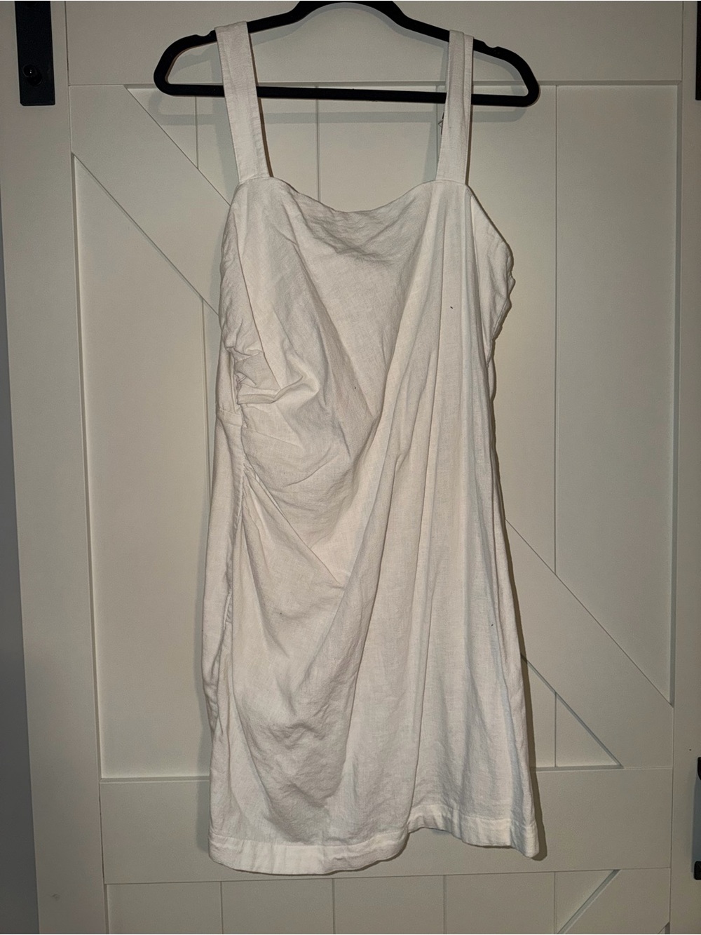 Abercrombie & Fitch White Smocked Mini Dress